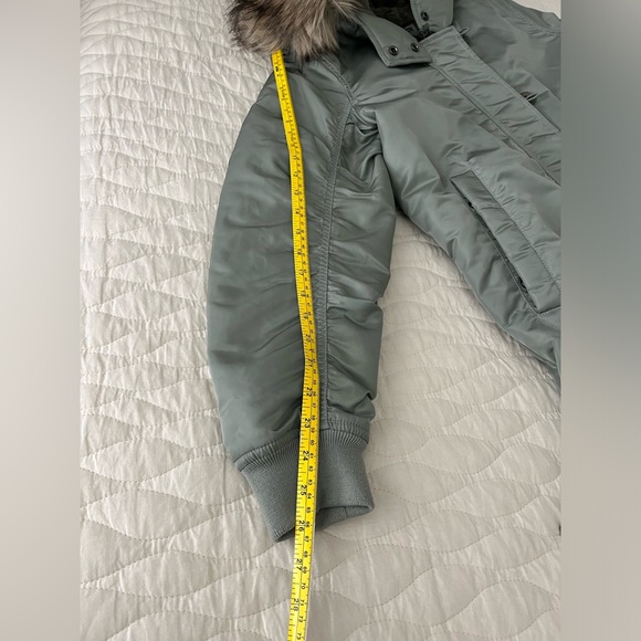 🔥ABERCROMBIE AND FITCH Green Parka Size Small - Picture 13 of 13